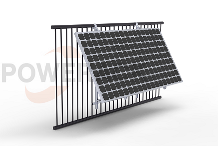 Sistema de montaje en balcón fotovoltaico solar Powerack