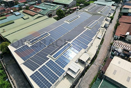 Sistema de montaje de techo de hojalata Powerack en Filipinas