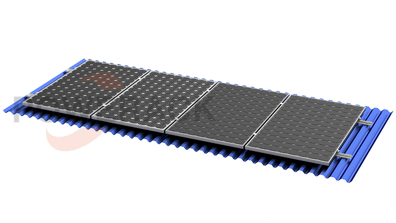 Sistema de montaje en techo solar con mini riel POWERACK