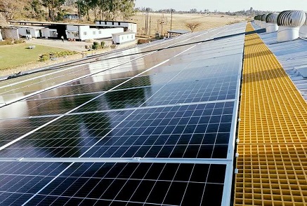 caso compartido de pasarela solar