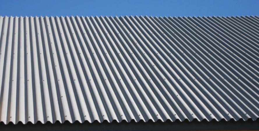  Corrugated metal roof 