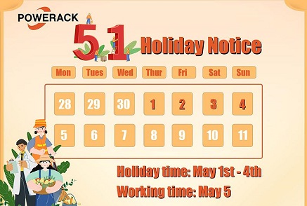 Aviso de feriado por el Día Internacional del Trabajo el 1 de mayo