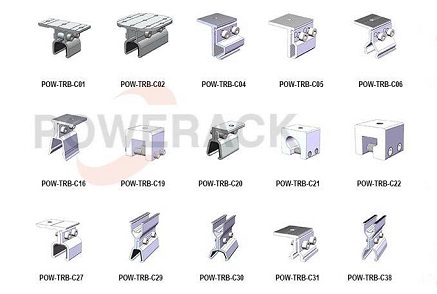 Abrazadera de techo de metal solar Powerack