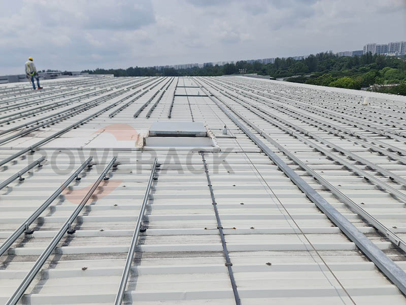metal roof photovoltaic support system