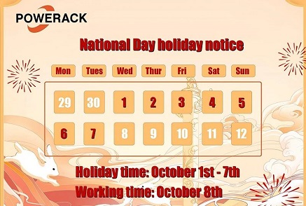 Aviso de feriado del Día Nacional