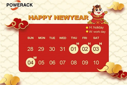 Aviso de feriado de Año Nuevo